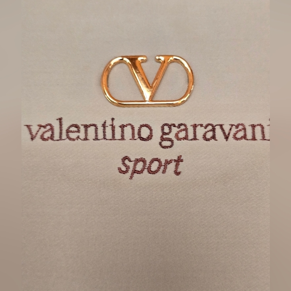 Valentino Garavani Sport Boston Khaki Nylon Brown Leather Trim Satchel - Picture 14 of 14
